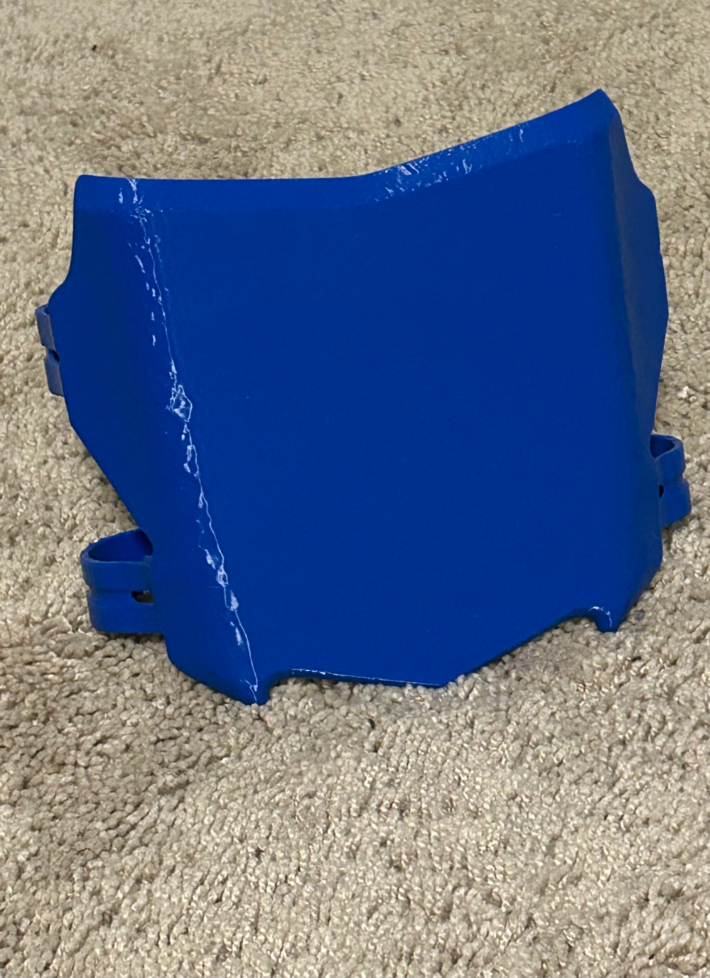 3d printed "motocutz" plate